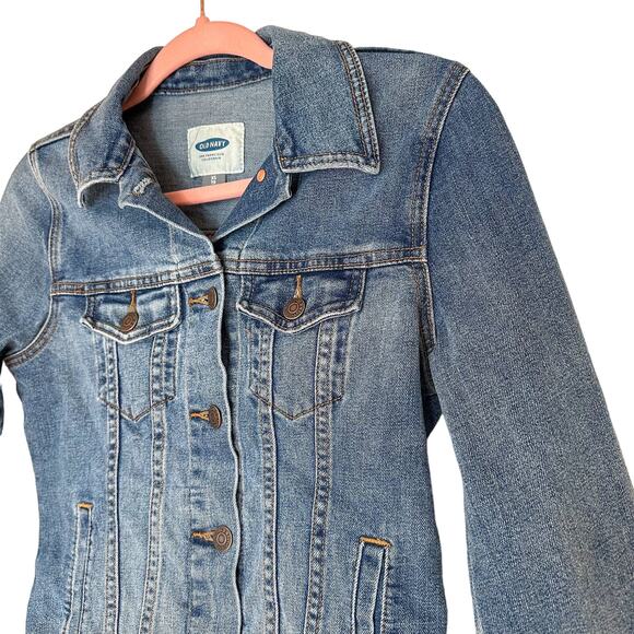 Classic Old Navy Jean Jacket XS Medium Wash - Picture 2 of 4
